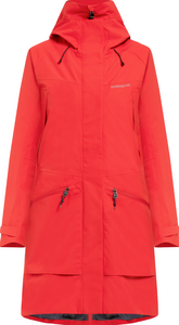 Didriksons Women's Ilma 8 Waterproof Rain Coat (Pomme Red)