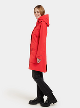 Load image into Gallery viewer, Didriksons Women&#39;s Ilma 8 Waterproof Rain Coat (Pomme Red)
