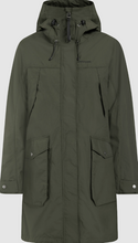 Load image into Gallery viewer, Didriksons Women&#39;s Thelma 10 Waterproof Rain Coat (Deep Green)
