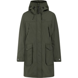 Didriksons Women's Thelma 10 Waterproof Rain Coat (Deep Green)