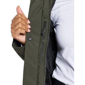 Didriksons Women's Thelma 10 Waterproof Rain Coat (Deep Green)