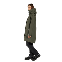 Load image into Gallery viewer, Didriksons Women&#39;s Thelma 10 Waterproof Rain Coat (Deep Green)

