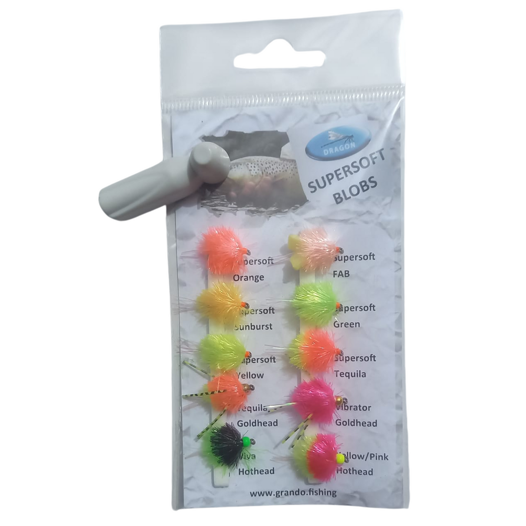 Dragon SuperSoft Blobs Trout Flies (10 Pack)