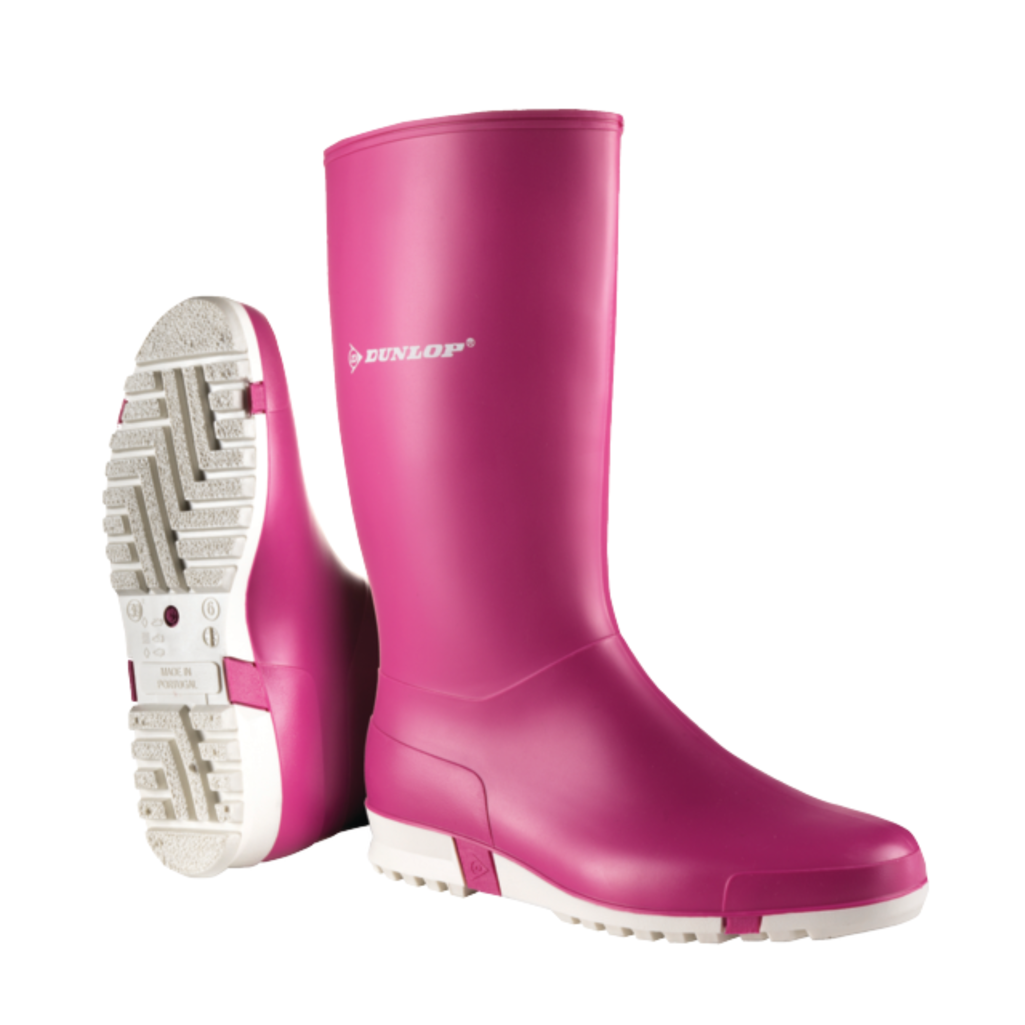 Dunlop Women's Sport PVC Pink Wellingtons Wellington Boots Wellies K254