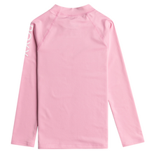 Load image into Gallery viewer, Roxy Kids Wholehearted UPF50 Long Sleeve Rash Vest (Prism Pink)
