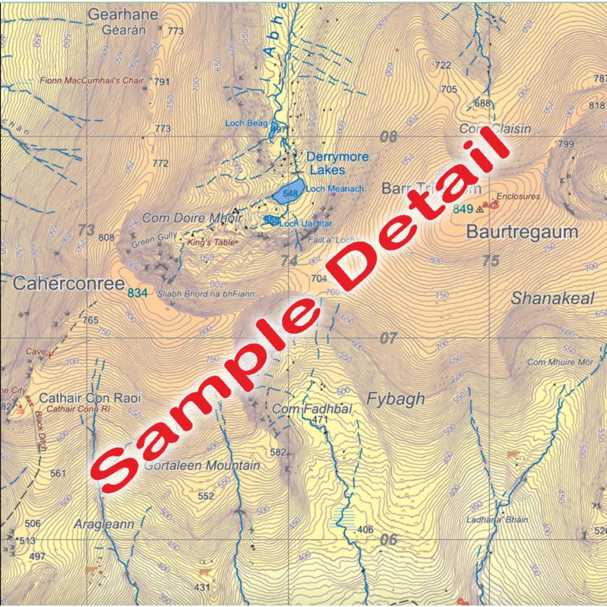 EastWest Mapping Dingle East ~ Slieve Mish Paper Map (1:25,000)
