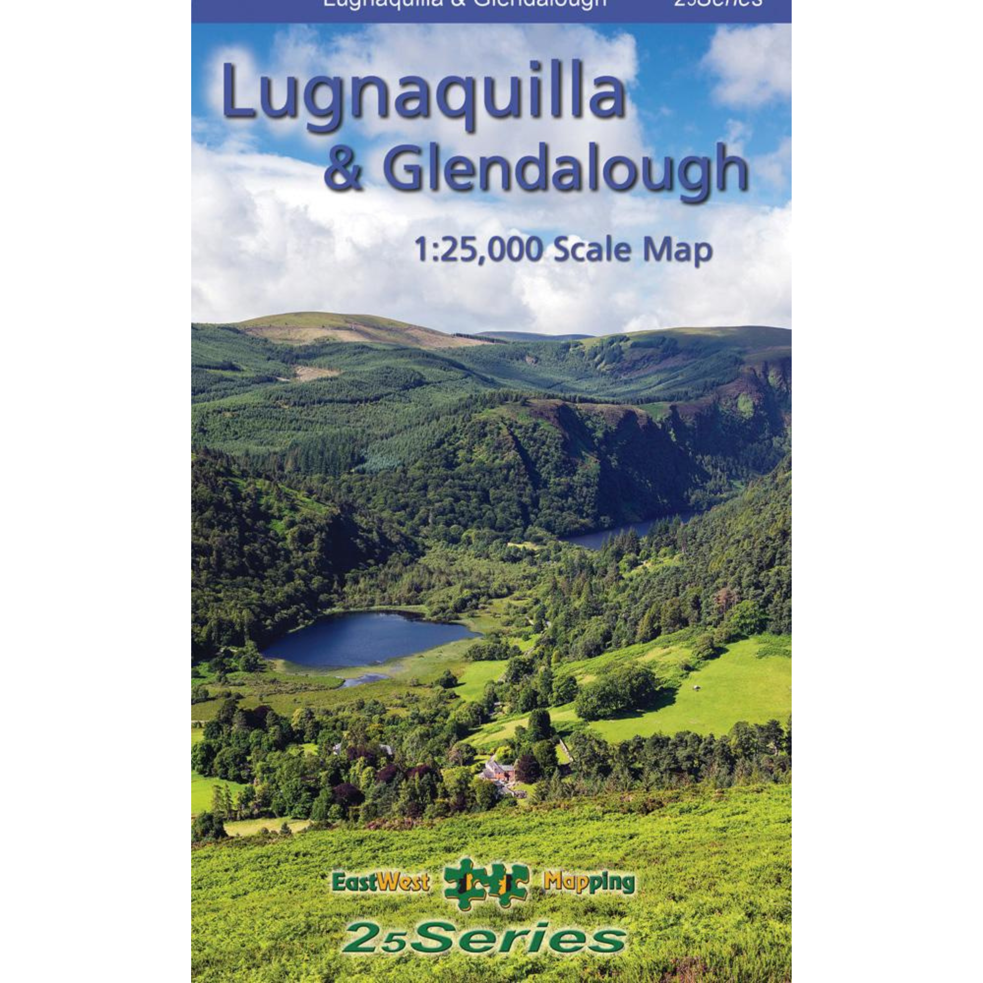 EastWest Mapping Lugnaquillla & Glendalough Paper Map (1:25,000)