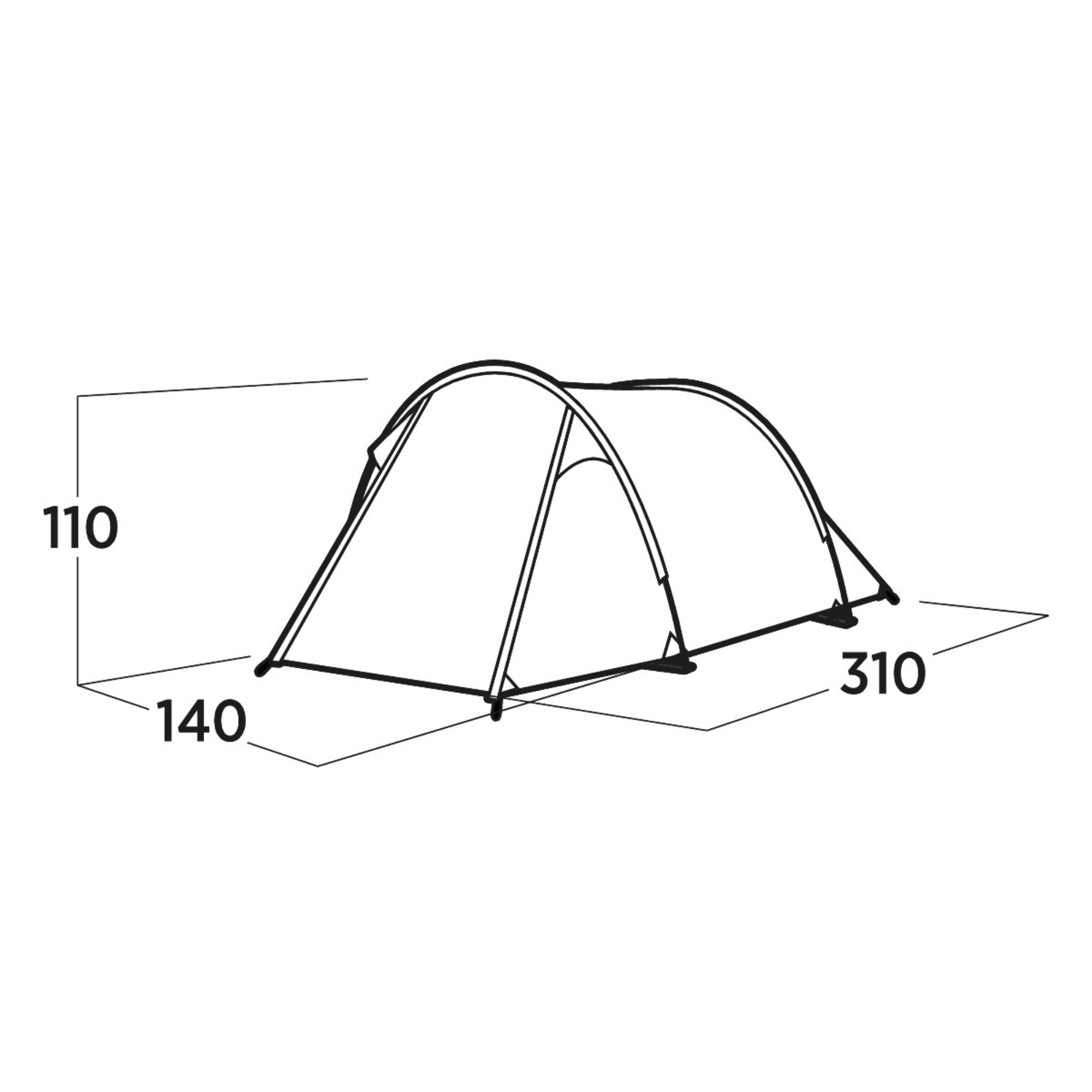 Easy Camp Hemsedal 2 Tent (2 Person)