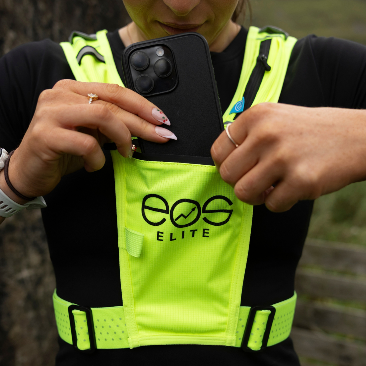 Eos Elite Unisex Illuminlight Rainguard 2.0 Waterproof Running Vest (Yellow)