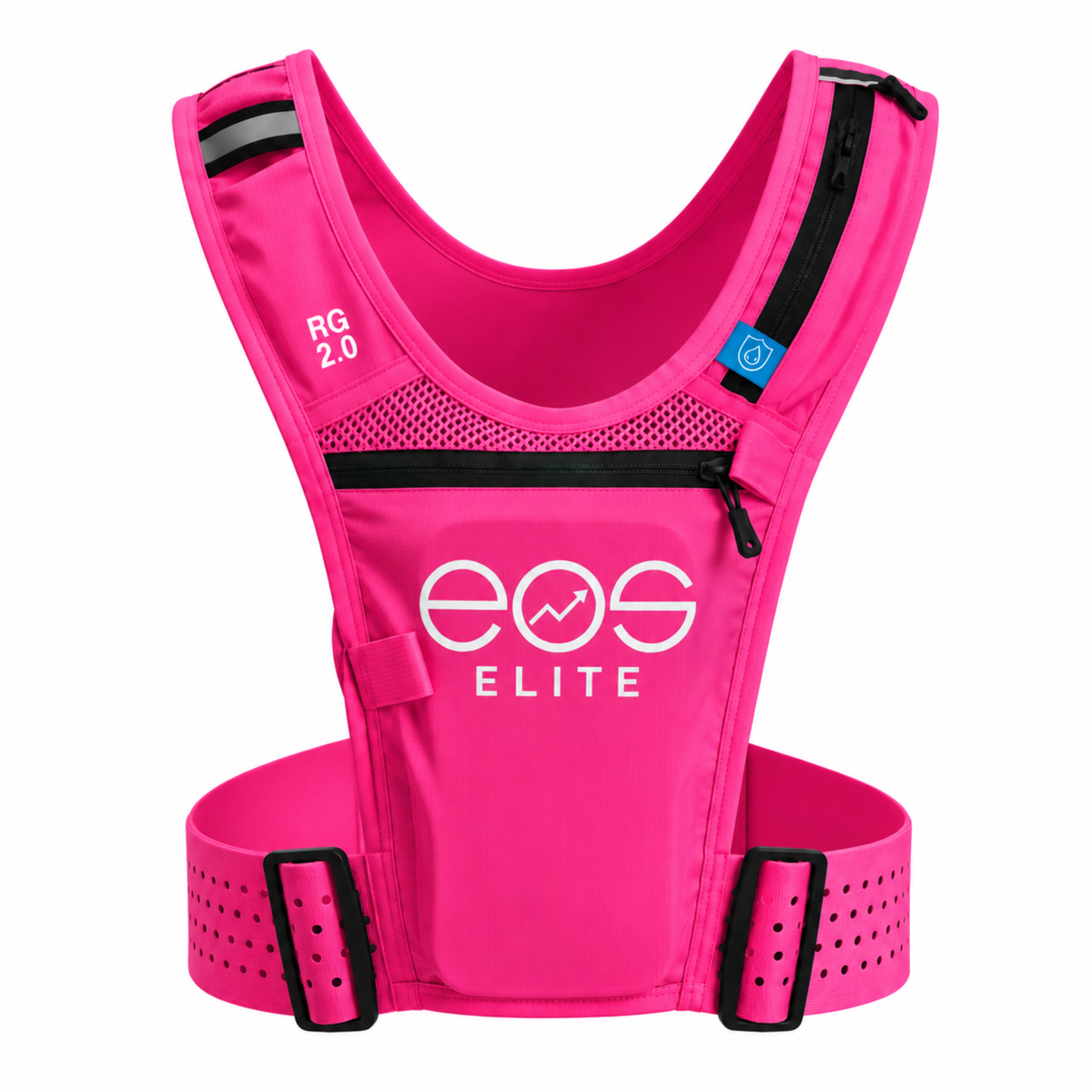 Eos Elite Unisex Rainguard 2.0 Waterproof Running Vest (Pink)
