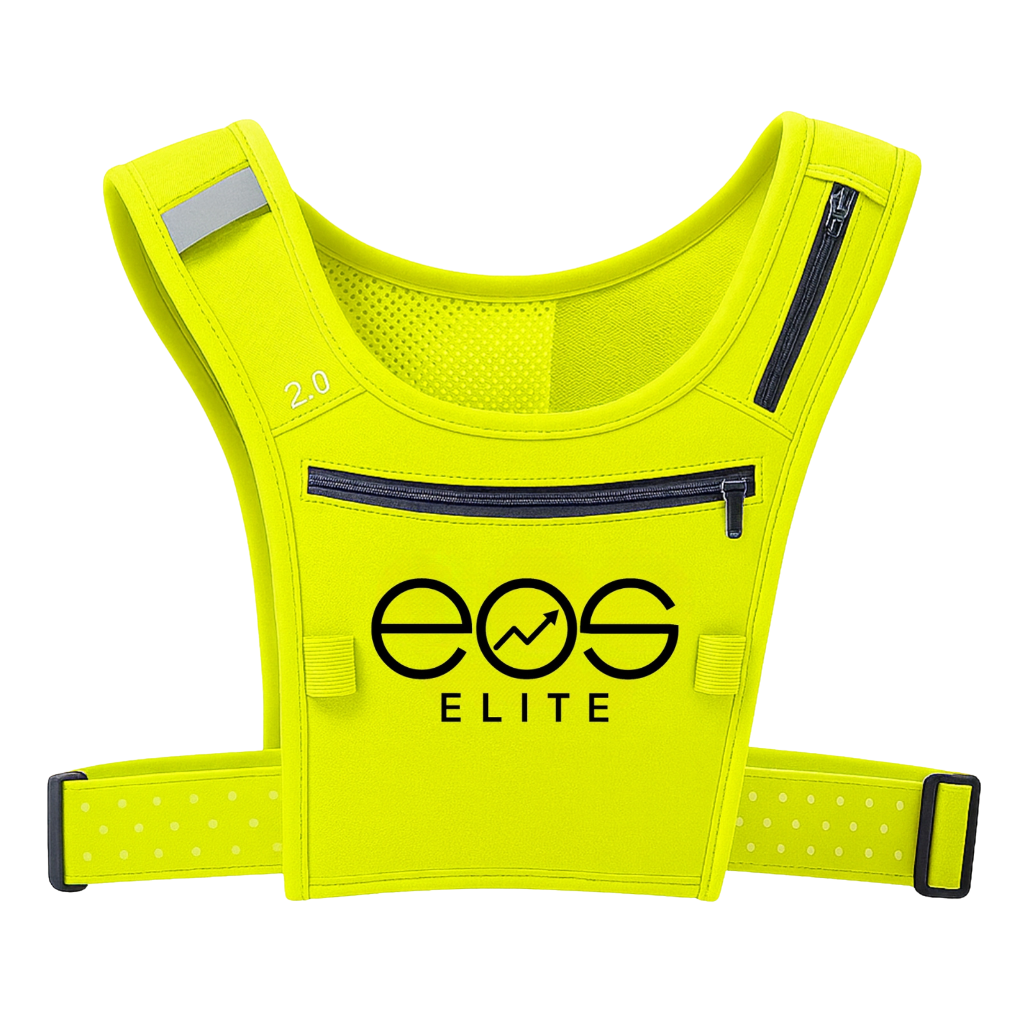 Eos Elite Unisex IllumiLight Hi-Vis Running Vest (Yellow)