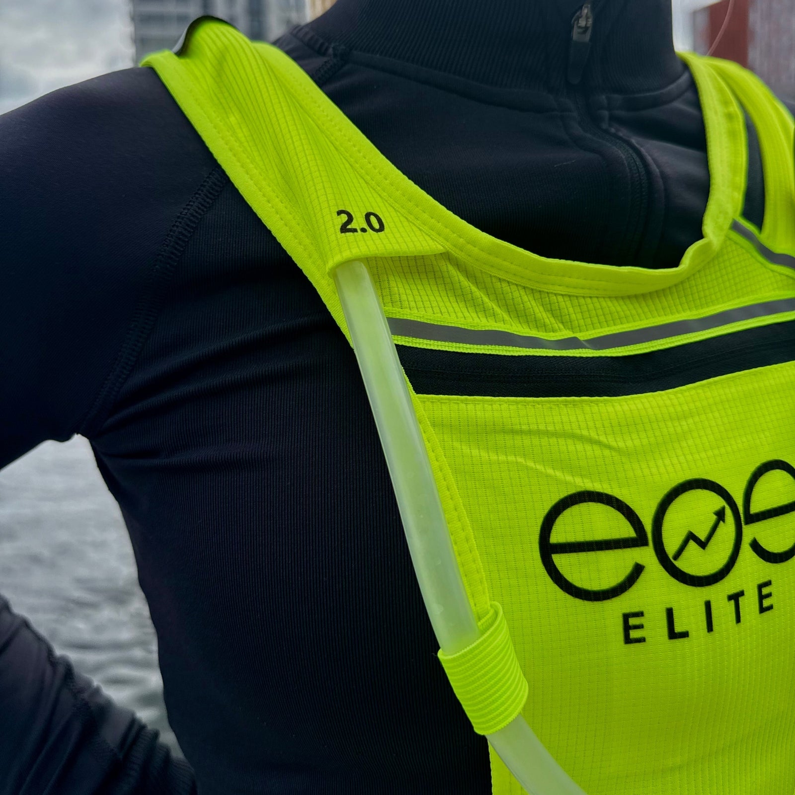 Eos Elite Unisex IllumiLight Hi-Vis Running Vest (Yellow)