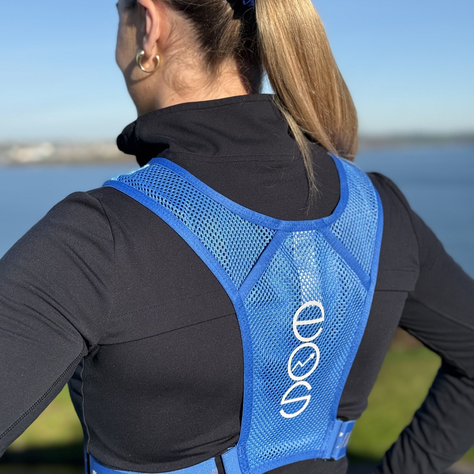 Eos Elite Unisex RainGuard Waterproof Running Vest (Blue)