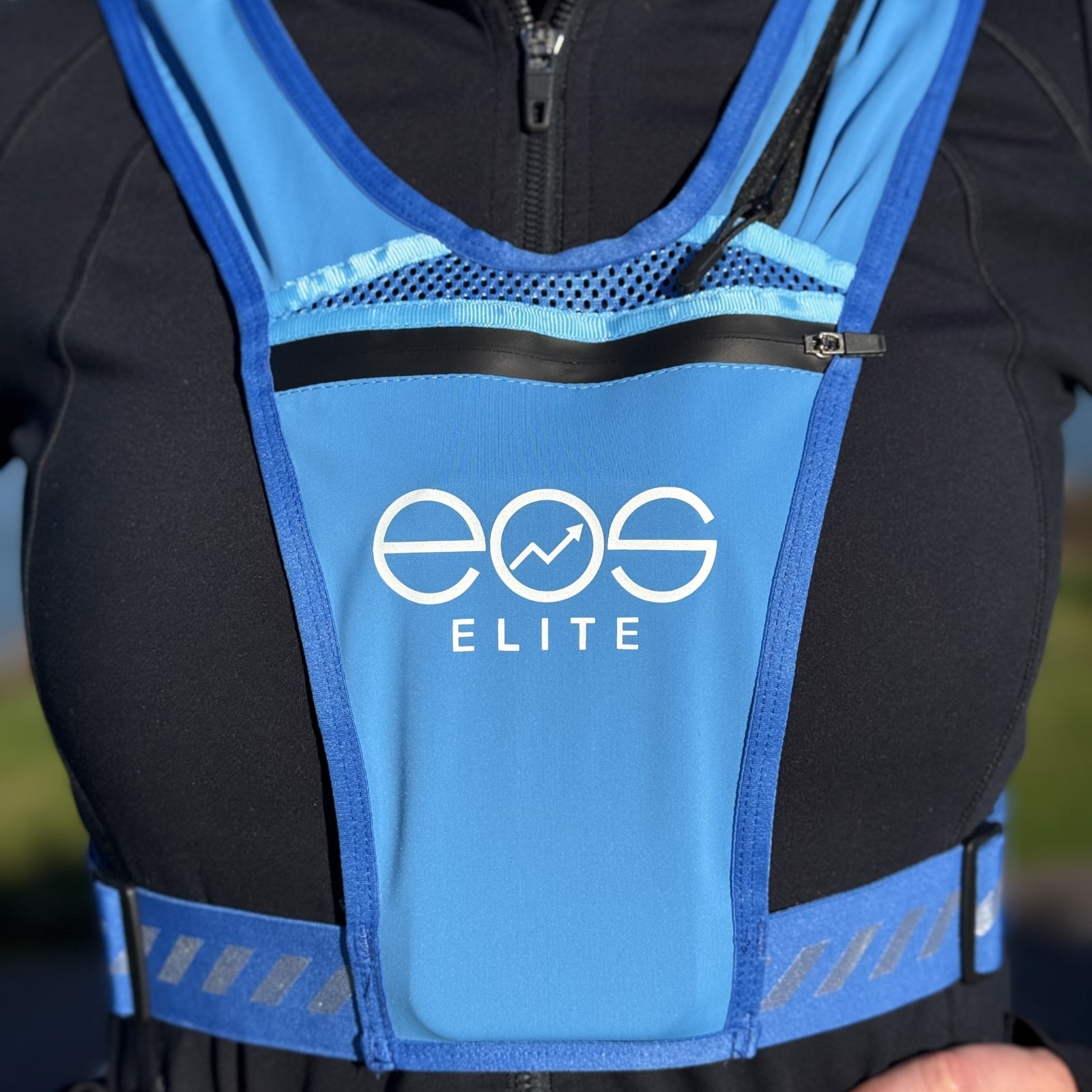 Eos Elite Unisex RainGuard Waterproof Running Vest (Blue)