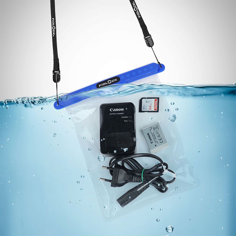 Fidlock Hermetic Maxi Dry Bag (Transparent Blue)