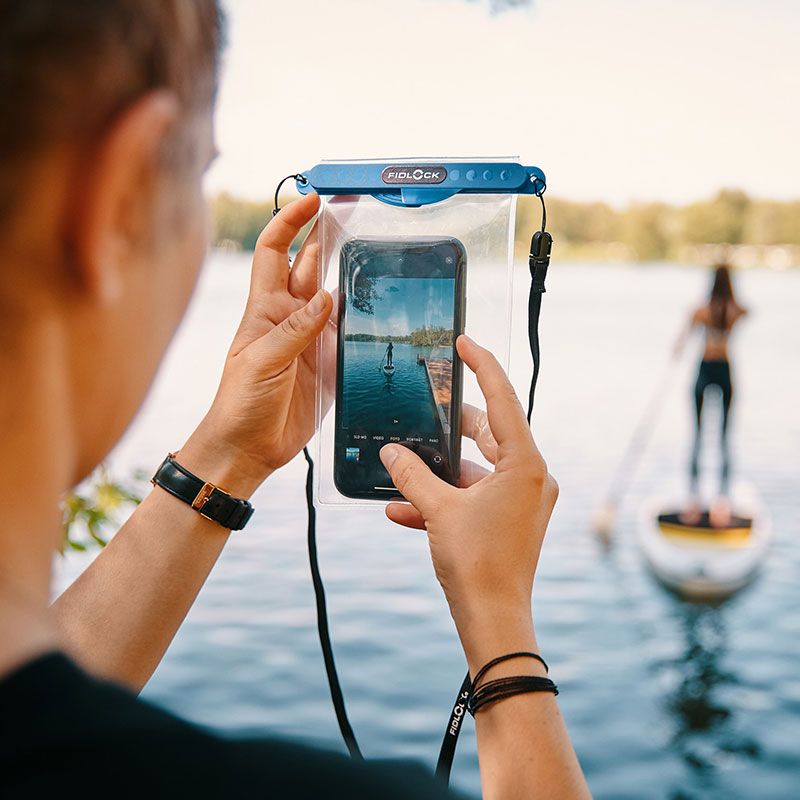 Fidlock Hermetic Medium Dry Bag (Transparent Blue)