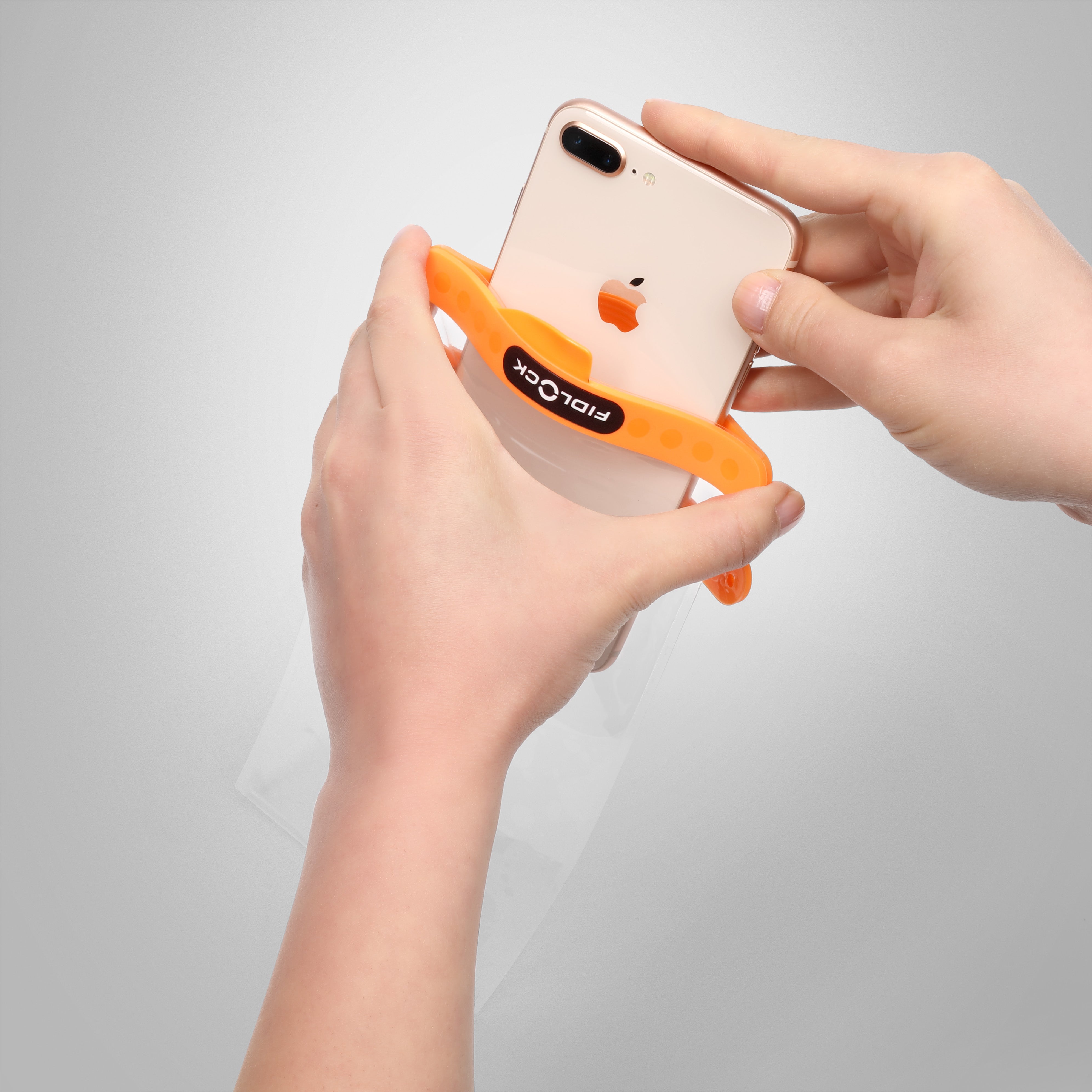 Fidlock Hermetic Medium Dry Bag (Transparent Orange)