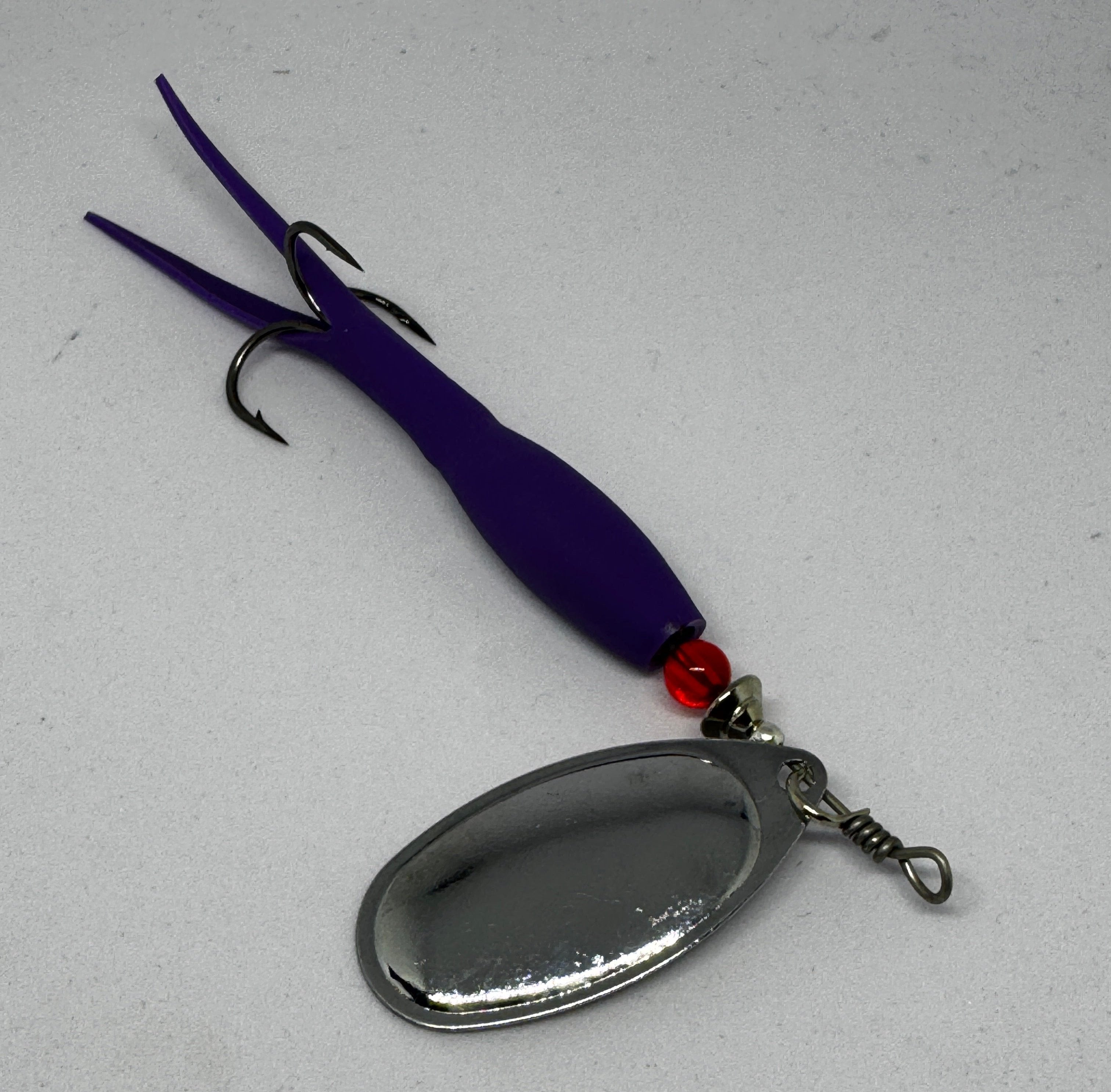 Flying C Spinning Lure (24g Purple/Silver)