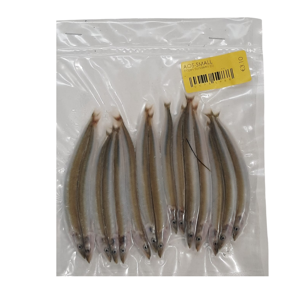 Frozen Bait - Sandeels (Small)(COLLECTION ONLY)