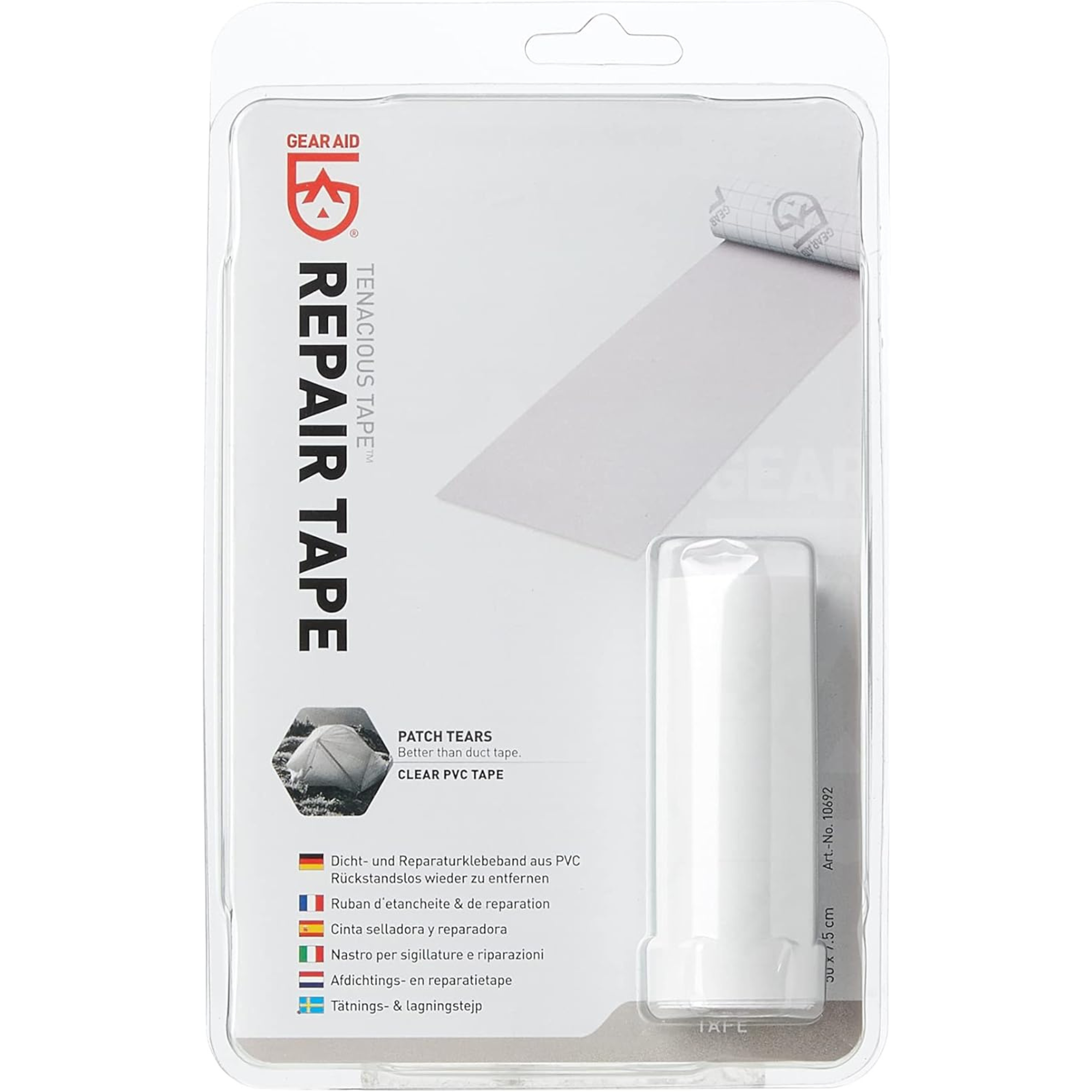 Gear Aid Tenacious Tape Repair Tape - PVC (Clear)