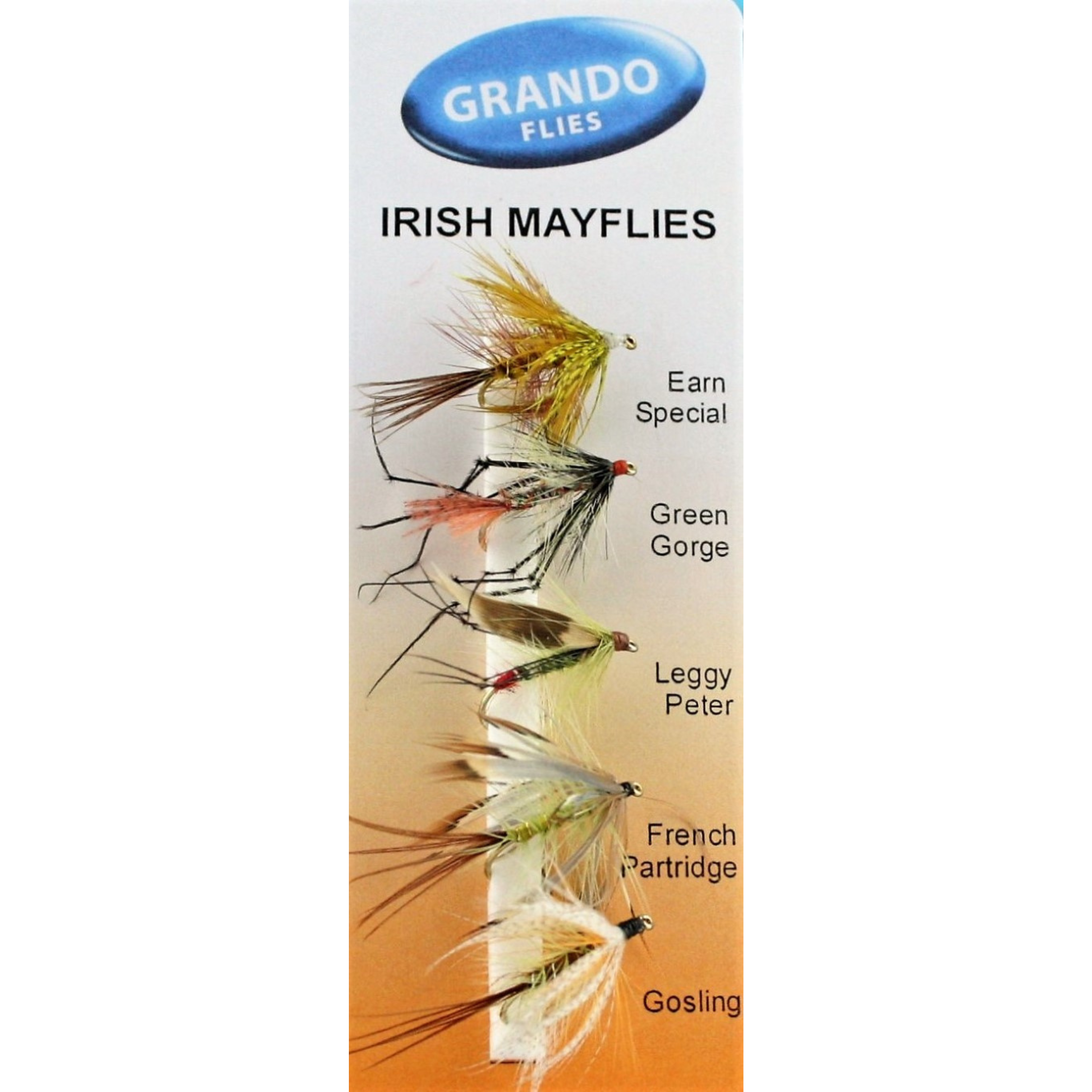 Grando Dragon Irish Mayflies Trout Flies (5 Pack)