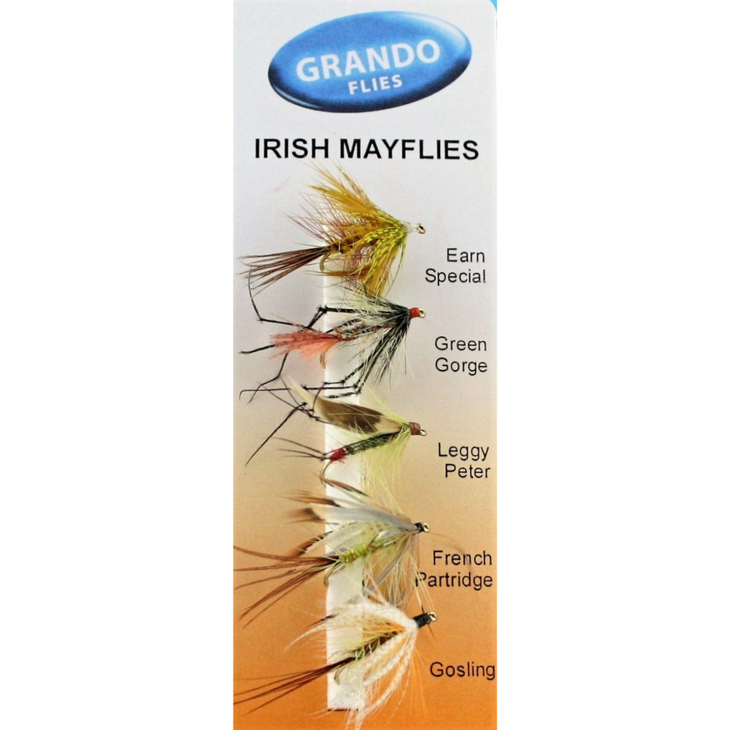 Grando Dragon Irish Mayflies Trout Flies (5 Pack)