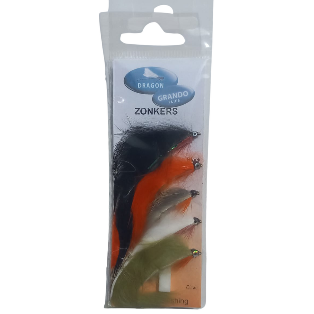 Grando Dragon Zonkers Trout Flies (5 Pack)