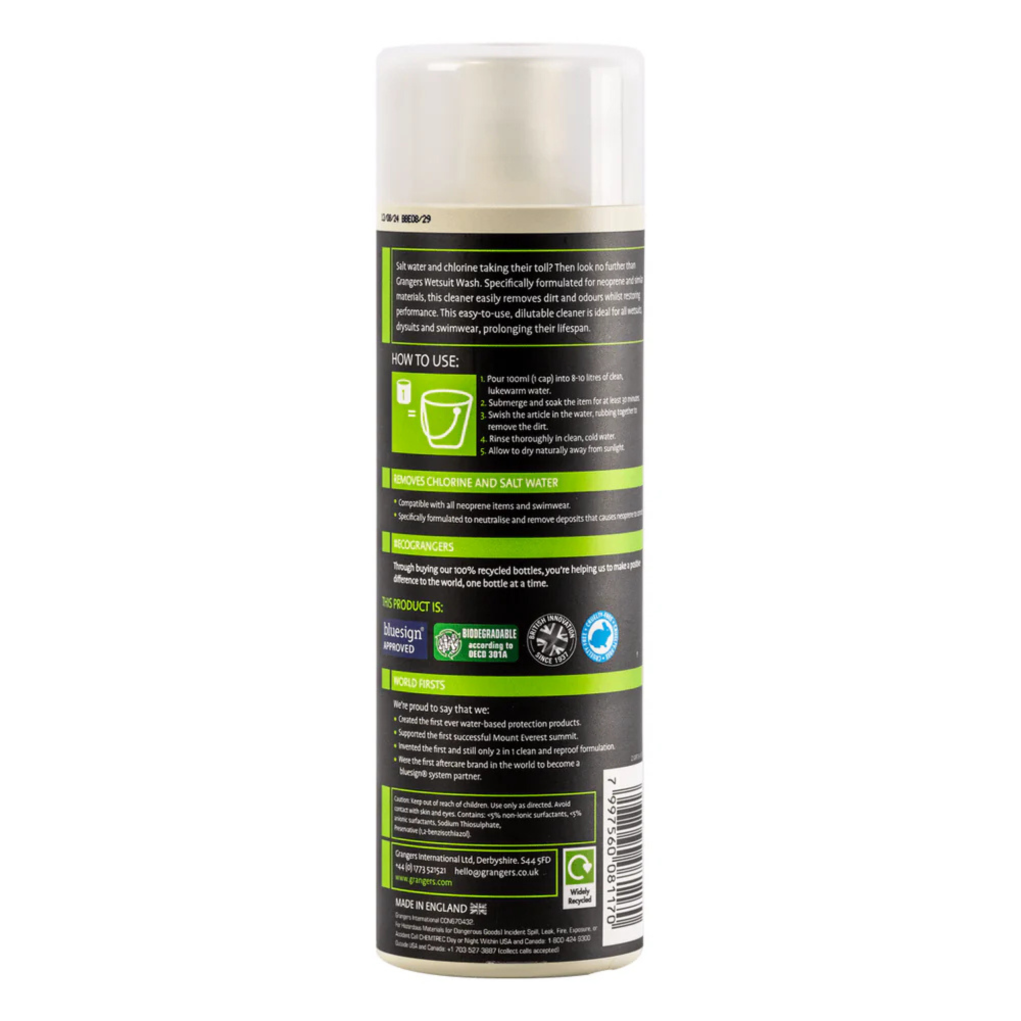Grangers Wetsuit Wash (500ml)
