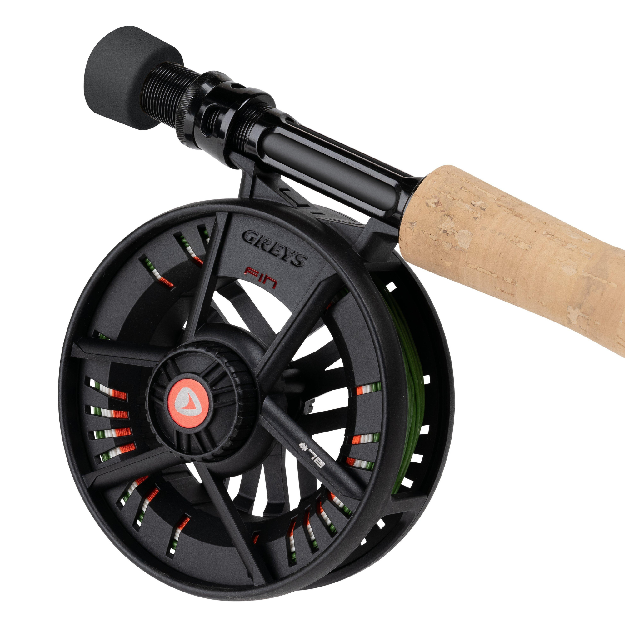 Greys 10ft/3m Fin Fly 2 Section Fly Fishing Rod + Reel + Line Combo (7/8)
