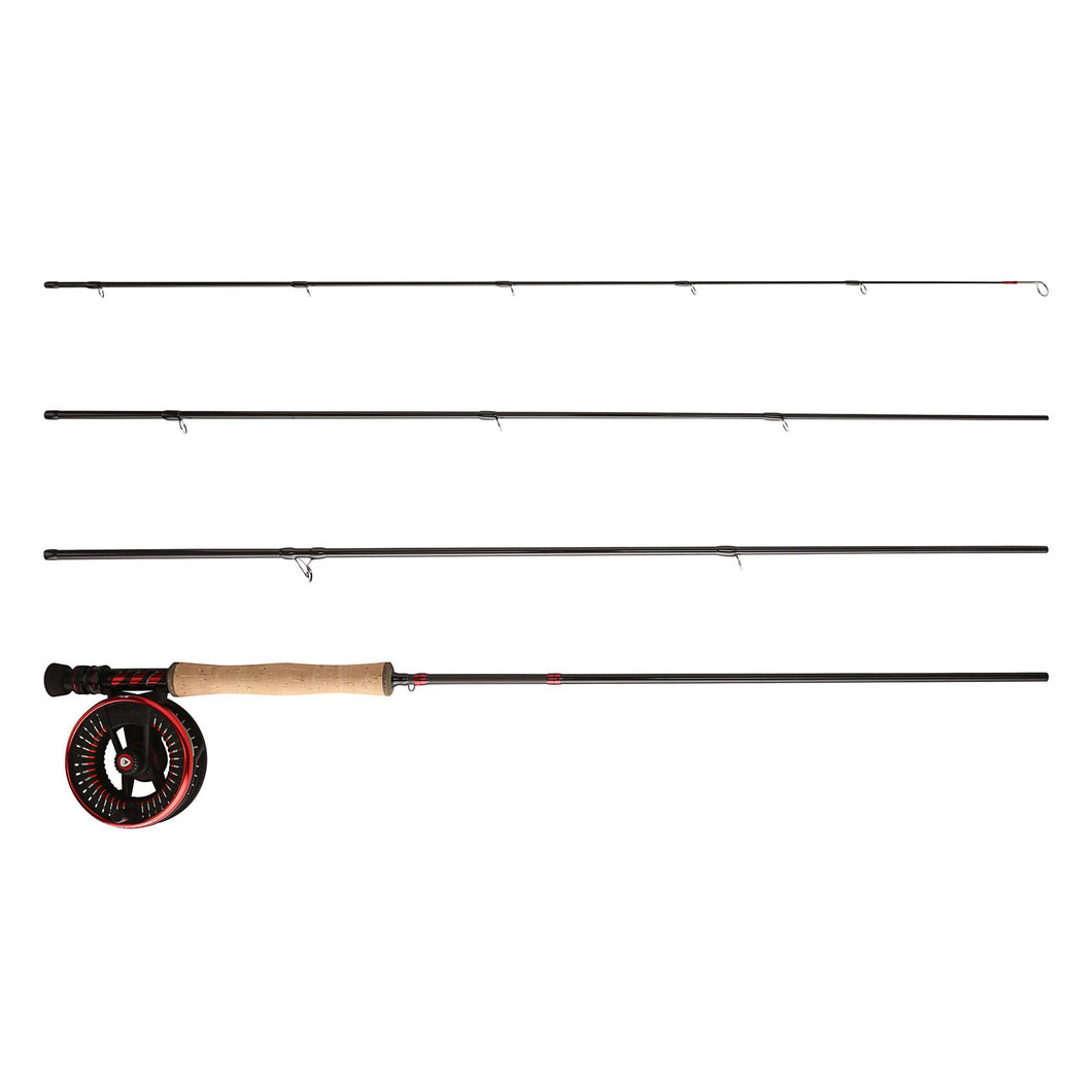 Greys 13ft Tail Fly Fishing 4 Section Rod + Reel Combo (9wt)