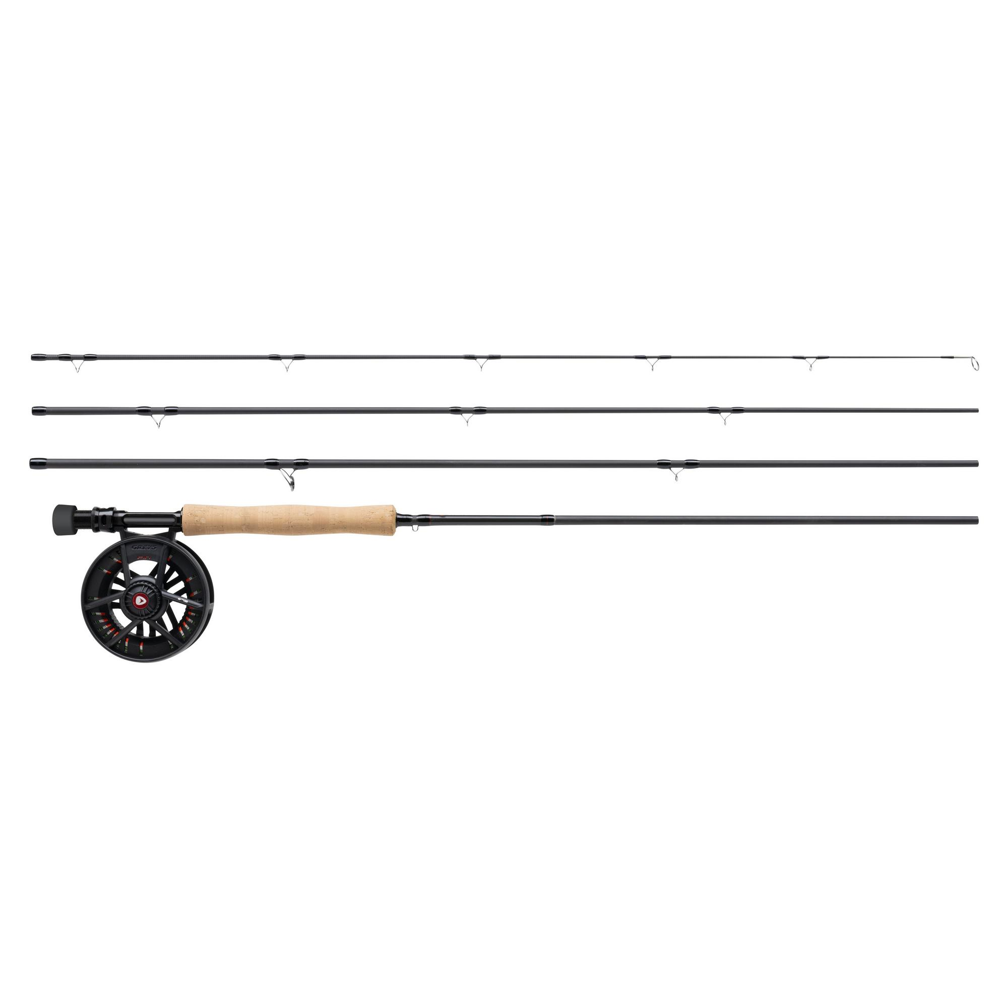 Greys Fin Section Fly Fishing Rod Reel Line Combo