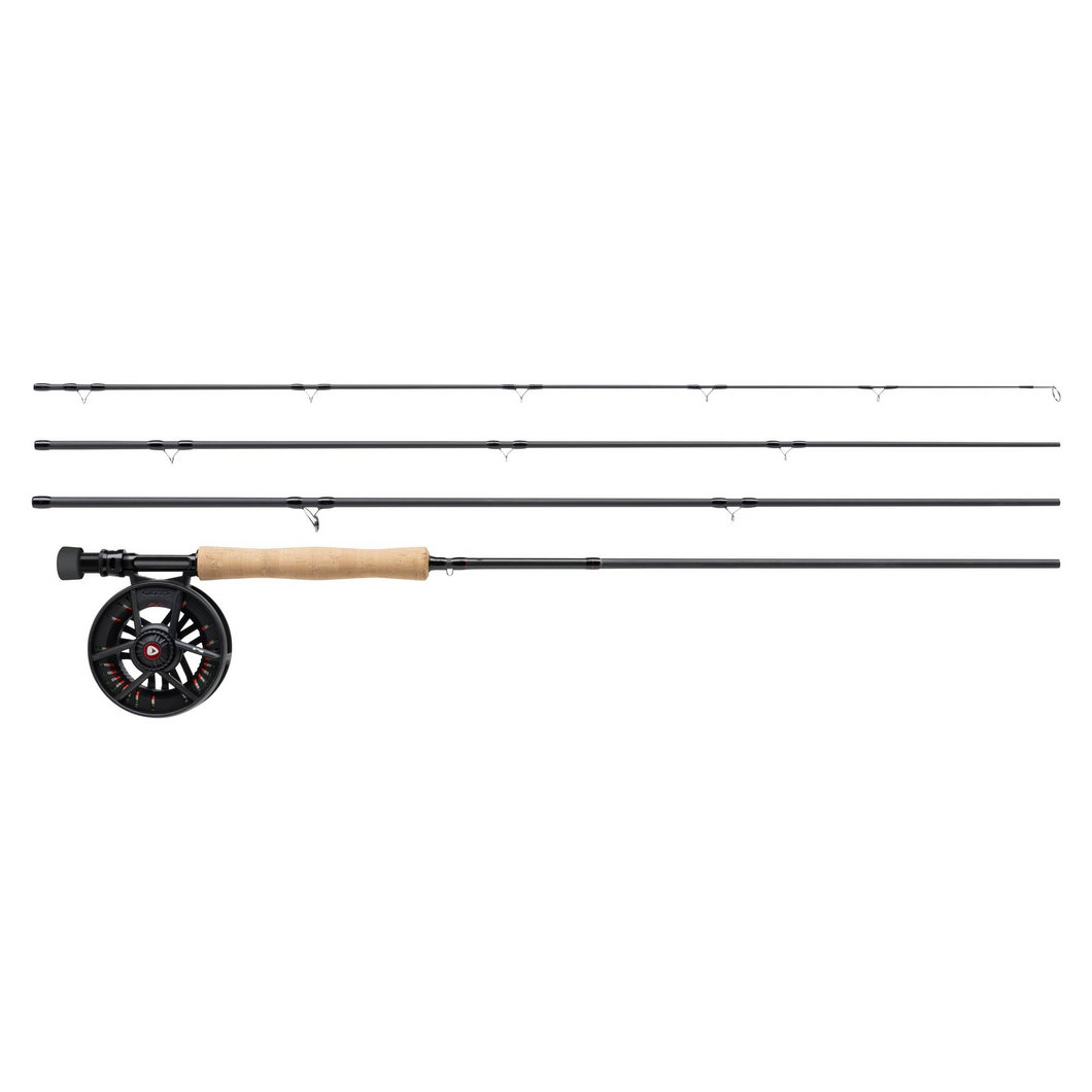 Greys 9ft/2.75m Fin 4 Section Fly Fishing Rod + Reel + Line Combo (#8)(7/8)