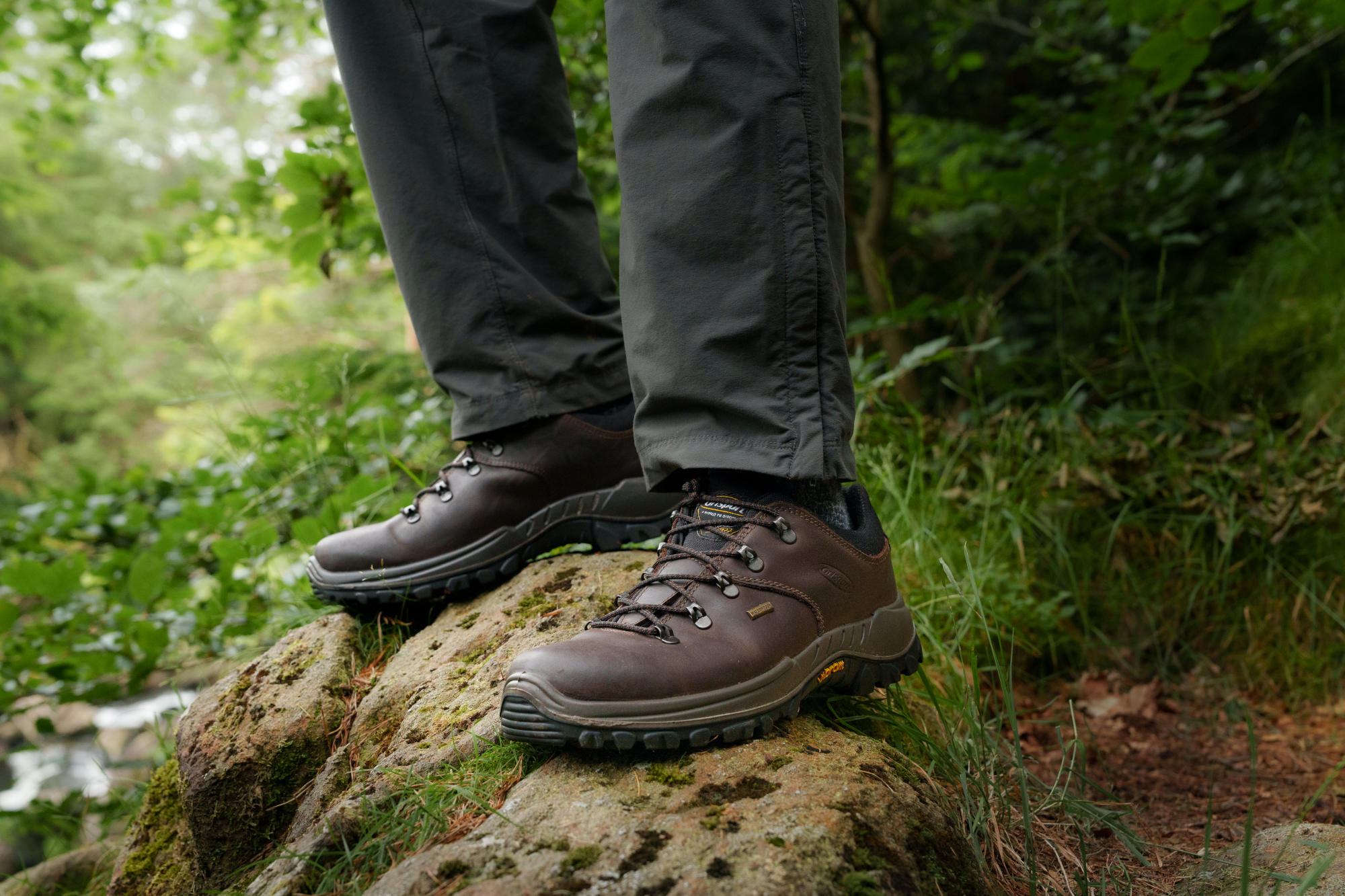 Grisport Men's Dartmoor Waterproof Walking Shoes (Brown)