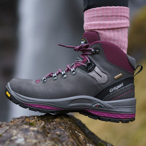 Grisport Women's Lady Glide Waterproof Hillwalking Boots (Grey)