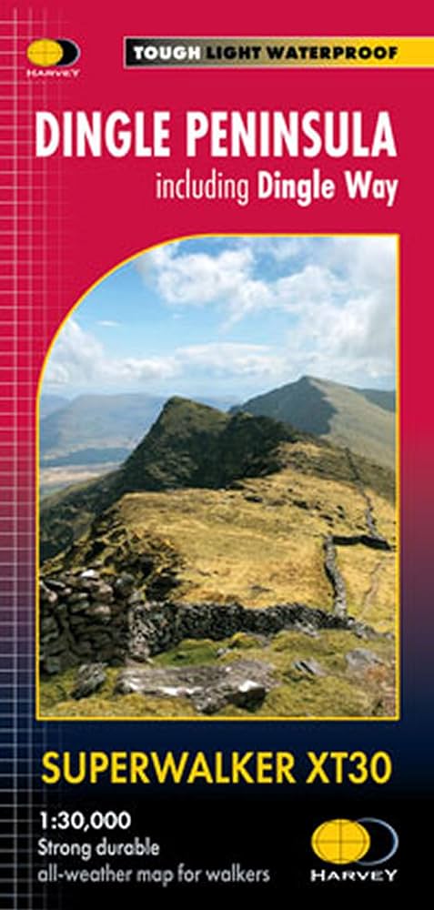 Harvey Dingle Peninsula (including Dingle Way) Superwalker XT30 Map (1:30,000)