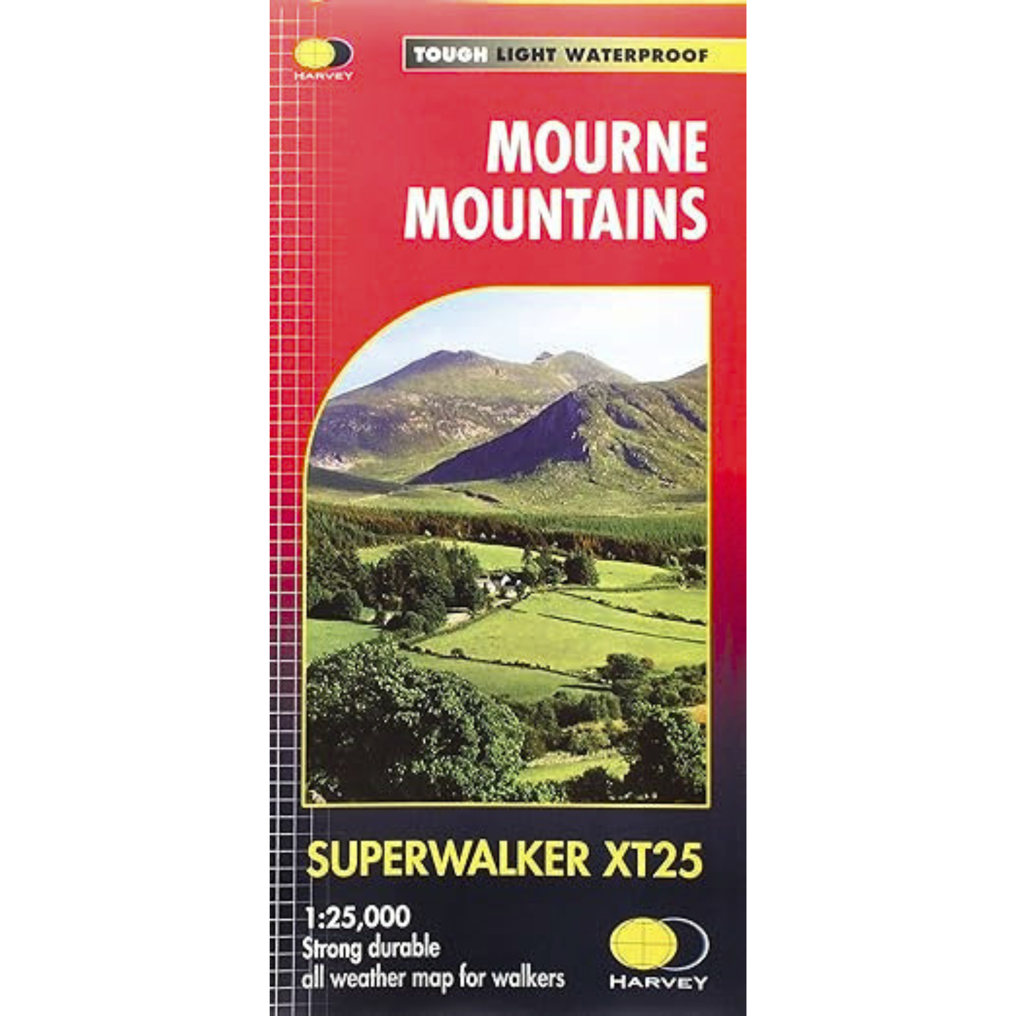 Harvey Mourne Mountains Superwalker XT25 Map (1:25,000)