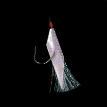 Load image into Gallery viewer, Hayabusa Sabiki EX122 Holographic Sheet &amp; White Flasher Saltwater Rig (Size JP16)(6 Pack)
