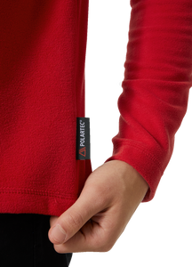 Helly Hansen Men's Daybreaker Polartec 100 Half Zip Fleece Top (Red)