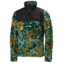 Load image into Gallery viewer, Helly Hansen Junior Champ Midlayer Half Zip Fleece Top (Dark Creek Splash/Camo Aop)(Ages 8-16)
