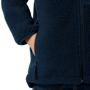 Helly Hansen Junior Champ Pile Hooded Full Zip Fleece 2.0 (Navy)(Ages 9-14)