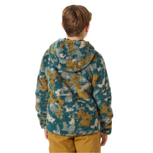 Load image into Gallery viewer, Helly Hansen Junior Champ Reversible Hooded Full Zip Fleece (Black Splash/Camo Aop)(Ages 8-16)
