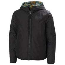 Load image into Gallery viewer, Helly Hansen Junior Champ Reversible Hooded Full Zip Fleece (Black Splash/Camo Aop)(Ages 8-16)
