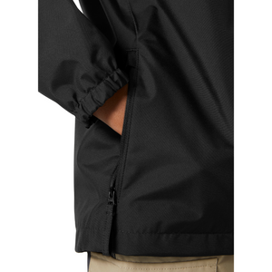 Helly Hansen Junior Crew Hooded HT Waterproof Jacket (Black)(Ages 8-16)