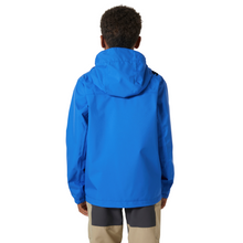 Load image into Gallery viewer, Helly Hansen Junior Crew Hooded HT Waterproof Jacket (Cobalt 2.0)(Ages 8-16)
