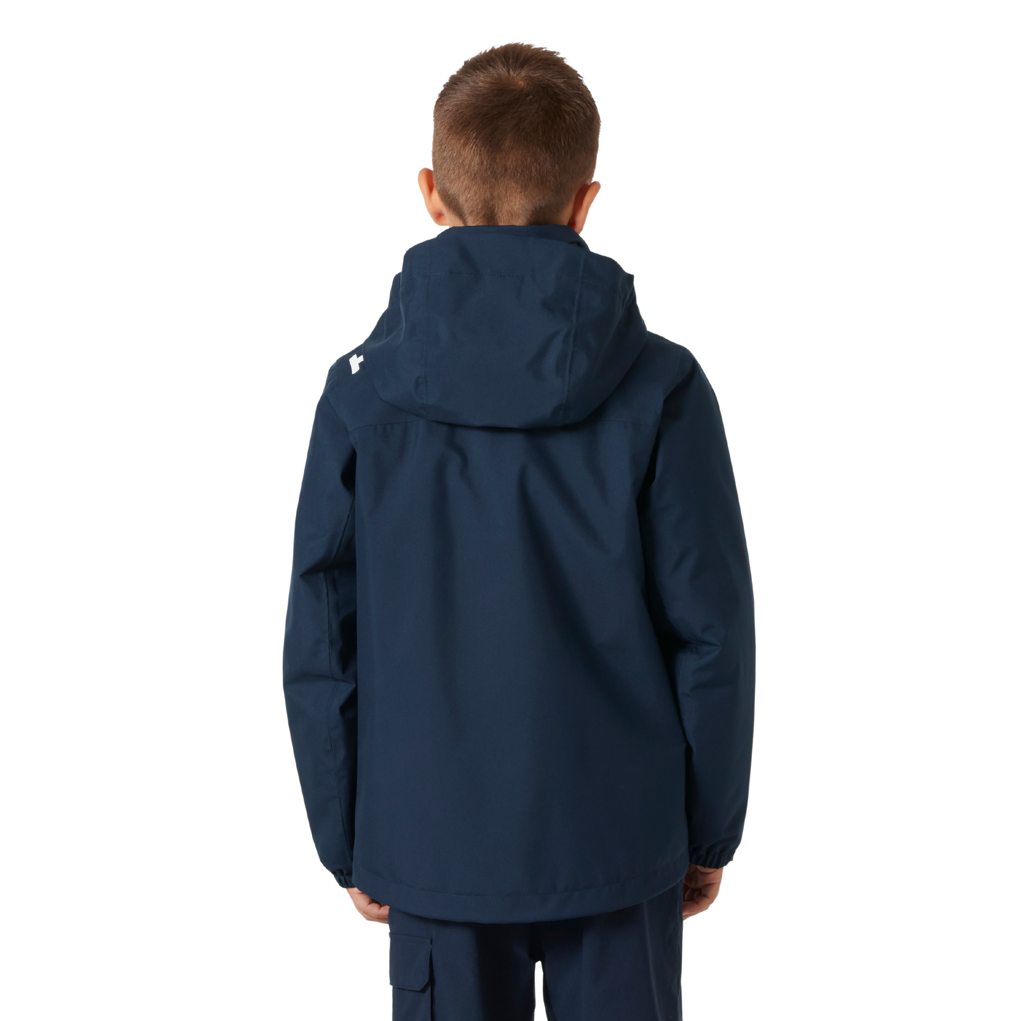 Helly Hansen Junior Crew Midlayer Hooded HT 2L Waterproof Insulated Jacket 2.0 (Navy)(Ages 8-16)