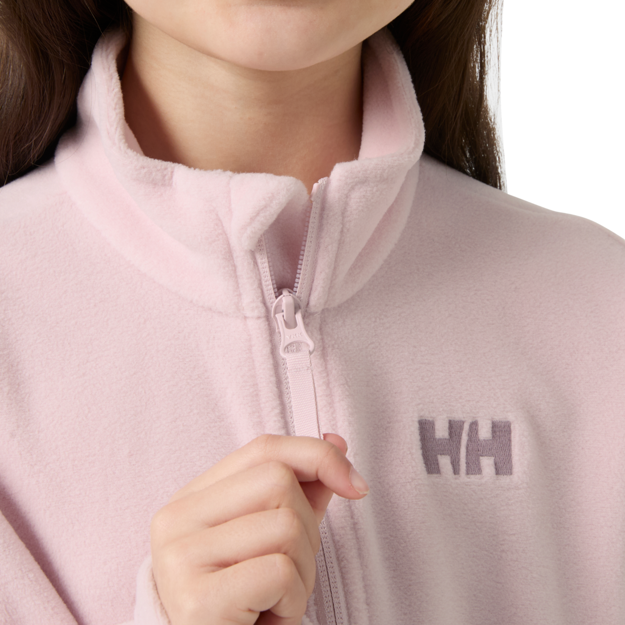 Helly Hansen Junior Daybreaker Polartec Full Zip Fleece Jacket Pinkshake 079 41864