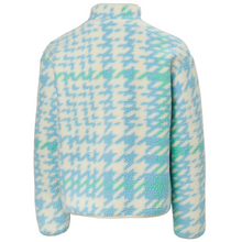 Load image into Gallery viewer, Helly Hansen Junior Frosty Pile Half Snap Fleece Top (Light Cyan Broxburn AOP)(Ages 9-14)
