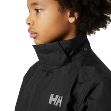 Load image into Gallery viewer, Helly Hansen Junior Vancouver Fleece Lined Insulated HT Waterproof Jacket (Black)(Ages 8-16)
