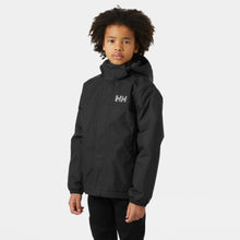 Load image into Gallery viewer, Helly Hansen Junior Vancouver Fleece Lined Insulated HT Waterproof Jacket (Black)(Ages 8-16)
