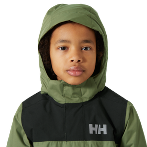 Helly Hansen Junior Vancouver Fleece Lined Insulated HT Waterproof Jacket (Lav Green)(Ages 8-16)